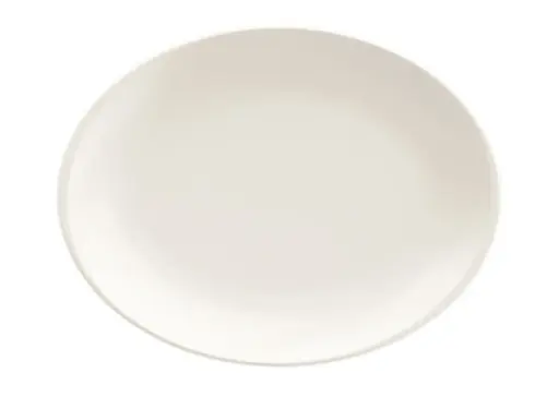[B928057] Fuente Oval Gourmet Blanco 31X24 Cm.