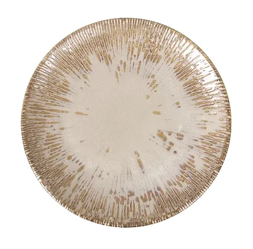 [B928004AE] Plato Postre Gourmet Barroco I  21X2,2 Cm.          
