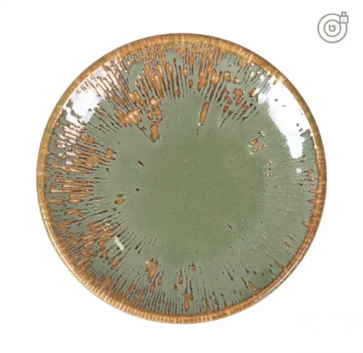 [B928337AF] Plato Pan Gourmet Barroco Ii Verde 15 Cm.