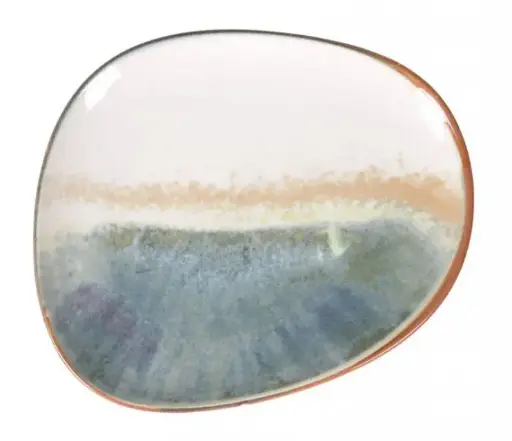 [B928263AC] Plato Postre Tango Caravansar  24X19,5 Cm.           