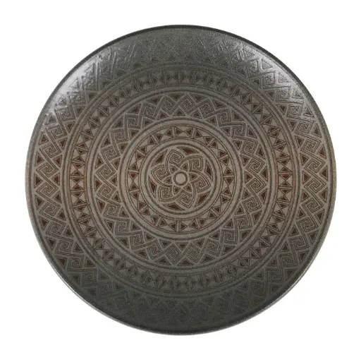 [B928003X] Plato Llano Gourmet  Damasquino 25 Cm.
