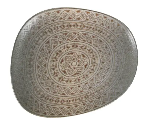 [B928265X] Zz26 Plato Tango Damasquino  33X27 Cm.