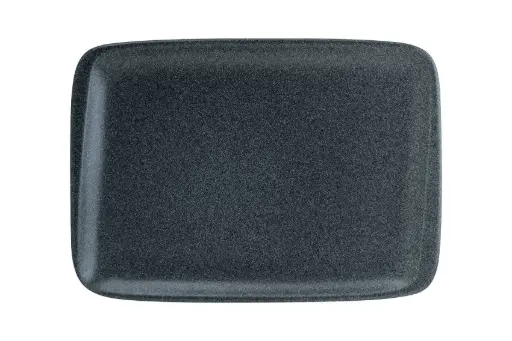 [B928195AJ] Fuente Rectangular Graphite 23X16 Cm.                                                               