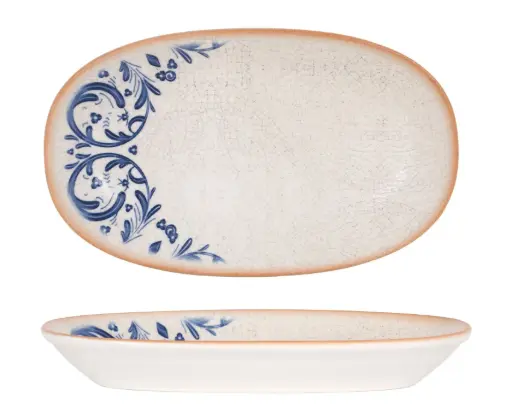 [B928014N] Fuente Oval Gourmet Laudum  24X14 Cm.