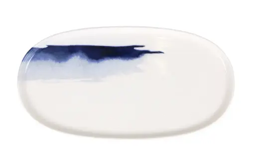 [B928283S] Fuente Oval Hygge Marmara  30X16 Cm.