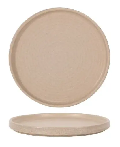 [B928356A] Plato Postre Ripple Mirage 21X2 Cm.