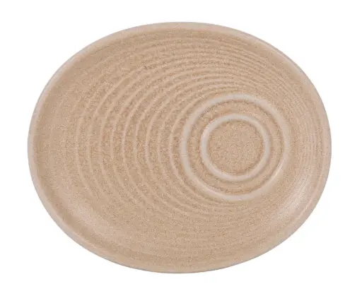 [B928365A] Plato Moka / Desayuno Ripple Mirage 20X16,5X2 Cm.