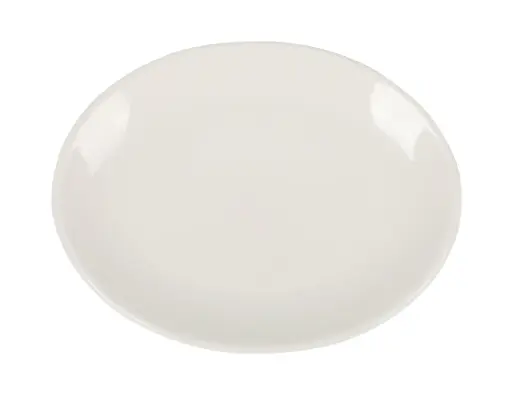 [B928397] Fuente Oval Moove Porcelana Blanca 20X15.5X2 Cm.