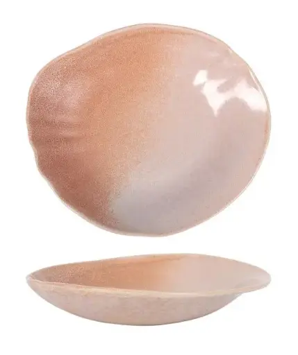 [B928379A] Zz26 Plato Hondo Tone Blush 27X23,5X4 Cm.
