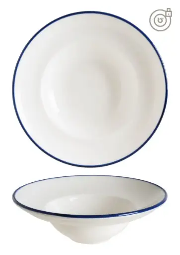 [B928398AM] Plato Pasta Gourmet Topacio 23X7.5 Cm.