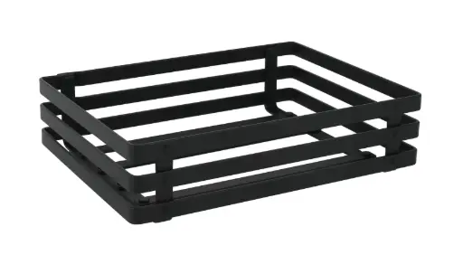 [B228V012] Zz26 Cesta Rectangular Aluminio 20X15X5 Cm.                                                          