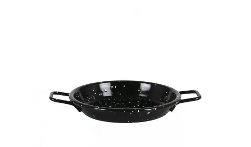 [B217700510] Paellera Valenciana 10Cm "Jaspeada" 1 Ración