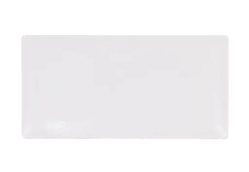 [B100V009A] Fuente Rectangular Korio Arizona Melamina Blanca 30X15 Cm.
