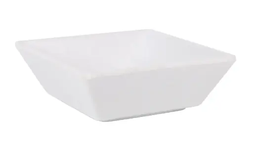 [B100V373AR] Zz26 Bol Ming Iii Melamina Basic Blanco 10X10 Cm.