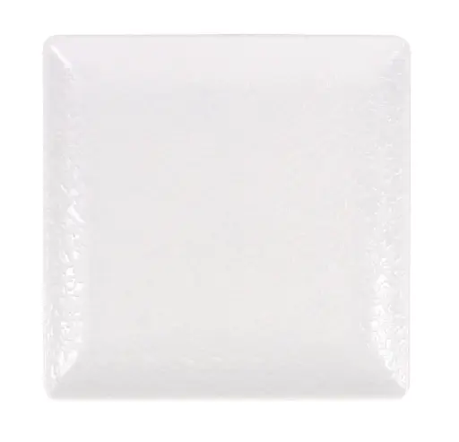 [B100V371A] Plato Pan Ming Iii Melamina Arizona Blanco 16X16 Cm.