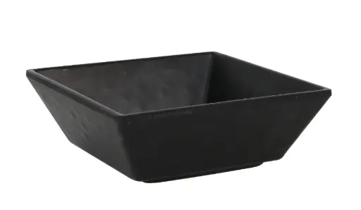 [B100V373BR] Bol Ming Iii Melamina Basic Negro 10X10 Cm.