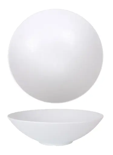 [B100V383A] Ensaladera Redonda Arizona Blanca 31 Cm.              