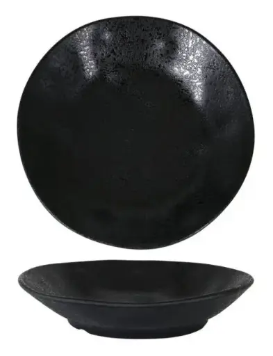 [B100V384B] Ensaladera Redonda Arizona Negro 27 Cm.         