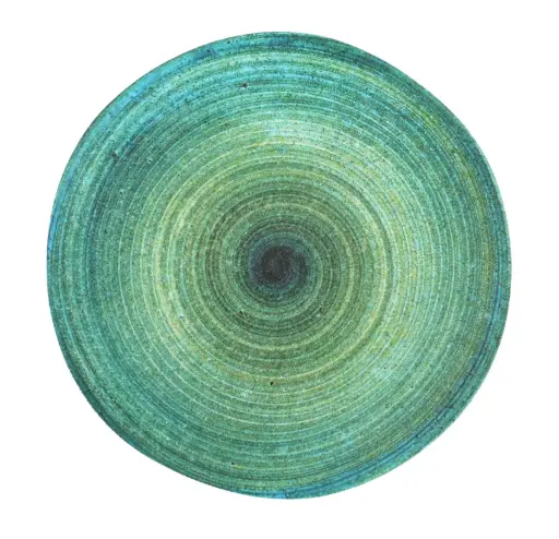 [B100V004K] Plato Llano Melamina Strega Barlovento 27 Cm.