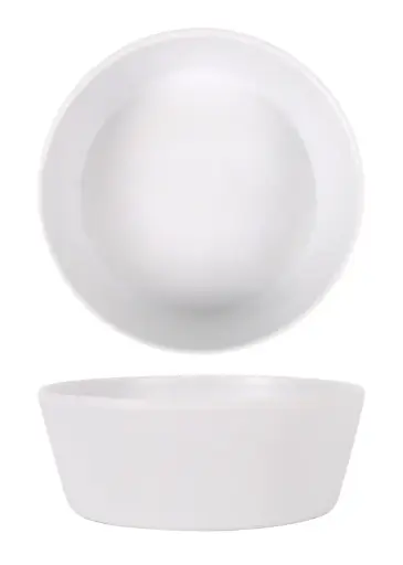 [B100V377A] Bol Basic Melamina Blanco 12,7 Cm.