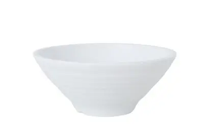 [B100V408A] Ensaladera Ramen Melamina Blanca 24X9 Cm.