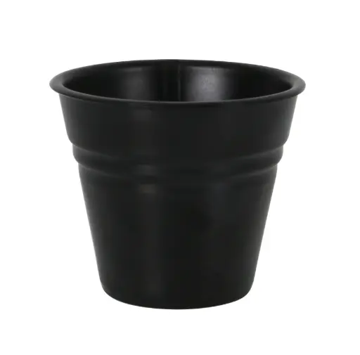 [B982023] Zz26 Cubo Degustacion Melamina Numidia Negro 7,5X6,5 Cm.