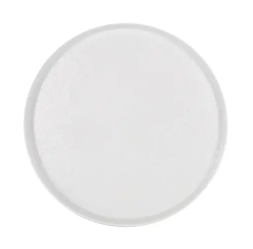 [B100V364A] Plato Llano Melamina Caracalla Ii Blanco 28 Cm.