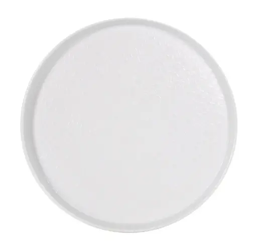 [B100V366A] Plato Postre Melamina Caracalla Ii Blanco 21,5 Cm.