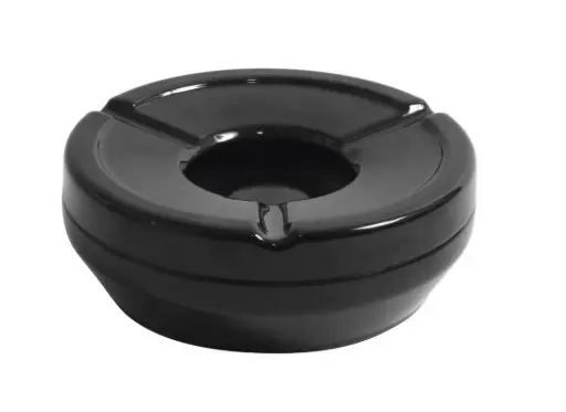 [B885099R] Cenicero Agua Apilable Melamina Negro 12,3X4,5 Cm.