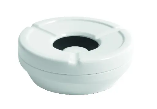[B885053R] Cenicero Agua Apilable Melamina Blanco 12,3X4,5 Cm.