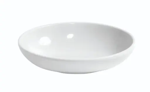 [B885112R] Bol Degustacion Oval Blanco Melamina 10,7X8,5X2,7 Cm.