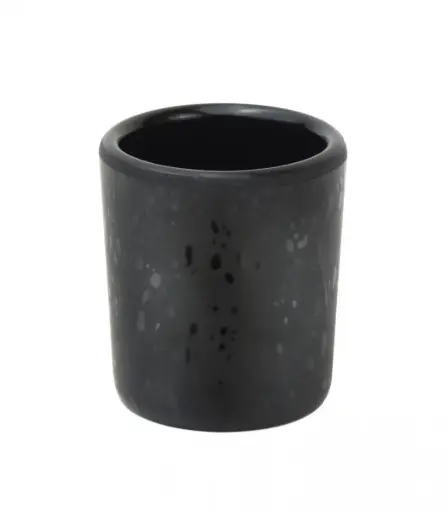 [B100V386B] Chupito Melamina Negro 4 Cl.