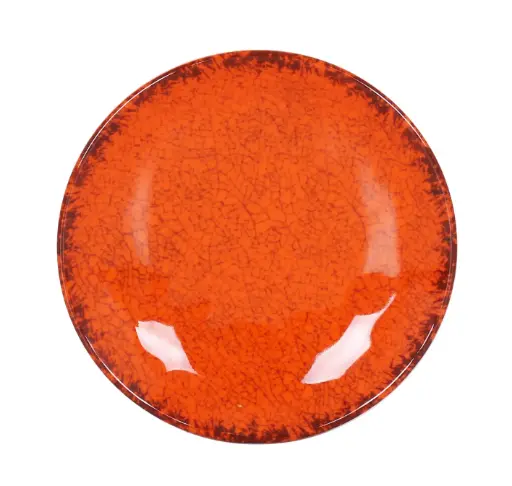[B1052015A] Plato Pan Guayaba Naranja Melamina 15,5X2,5 Cm.