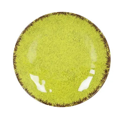 [B1052014B] Plato Postre Guayaba Pistacho Melamina 20,5X3 Cm.