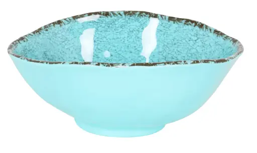 [B1052023C] Ensaladera Guayaba Azul Melamina 20,5X17X8 Cm.