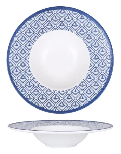 [B100V013G] Zz26 Plato Risotto Melamina Hokkaido 28,5 Cm.