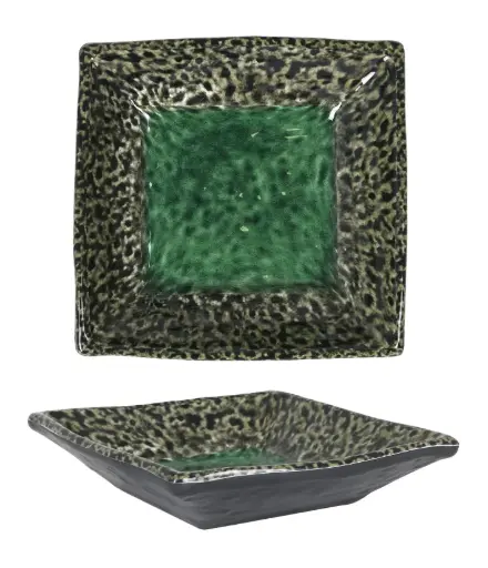 [B885525] Plato Cuadrado Melamina Isora 19X19X5 Cm.                           
