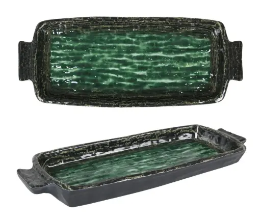 [B885522] Fuente Rectangular Melamina Isora 34X14X3 Cm.
