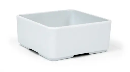 [B100V396A] Zz26 Bol Lontananza Melamina Blanca 10.5X10.5X4.5 Cm.