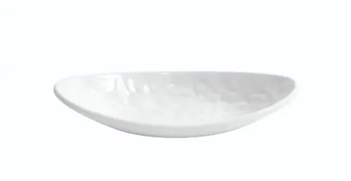 [B885035R] Fuente Oval Mamba Blanca Melamina18,3X10,2X3,5 Cm.