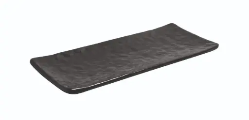 [B885081] Fuente Rectangular Mamba Negra Melamina 28,8X12,2X2,5 Cm.
