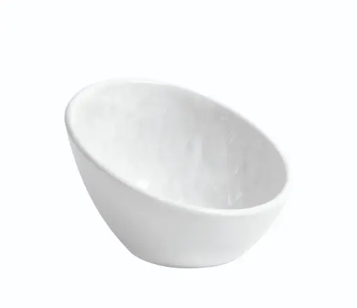 [B885024R] Bol Oval Mamba Blanco Melamina 13,4X12,7X8,4 Cm.