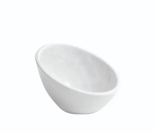 [B885025R] Bol Oval Mamba Blanco Melamina 10,6X10,2X6,8 Cm.
