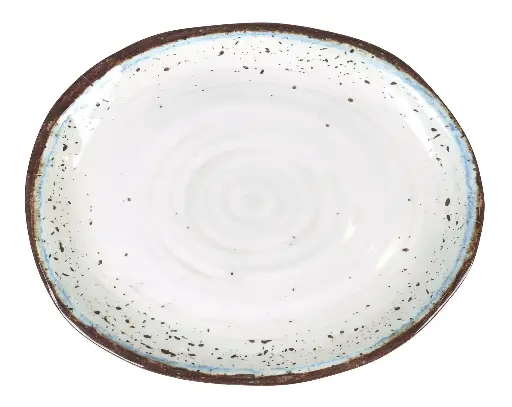 [B885533] Fuente Oval Melamina Messina 27,5X22X1,5 Cm.