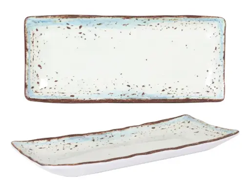 [B885534] Fuente Rectangular Melamina Messina 28X12X2 Cm.