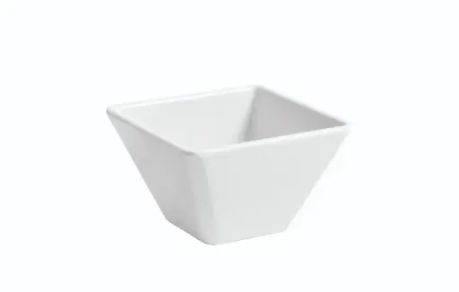 [B885070R] Bol Ming Blanco Melamina 10X10X6 Cm.