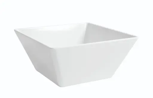 [B885067] Ensaladera Ming Melamina Blanca 25X25X11.4 Cm.
