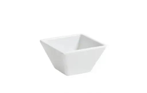 [B885071R] Bol Ming Blanco Melamina 8X8X4.5 Cm.