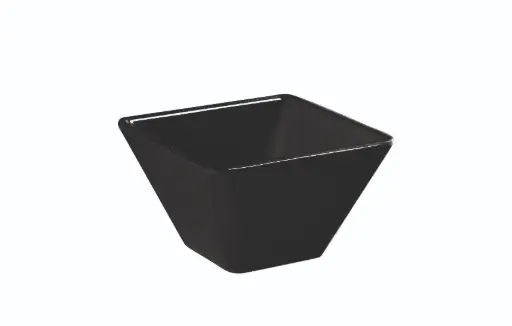 [B885180R] Bol Ming Negro Melamina 10X10X6 Cm.