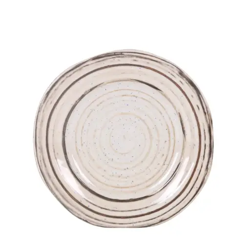 [B885376A] Plato Postre Antigo Tivoli Melamina 20 Cm.